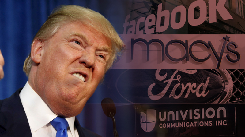5 empresas que se han disgustado con Trump por sus propuestas