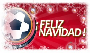 Resultado de imagen de feliz navidad  futbol